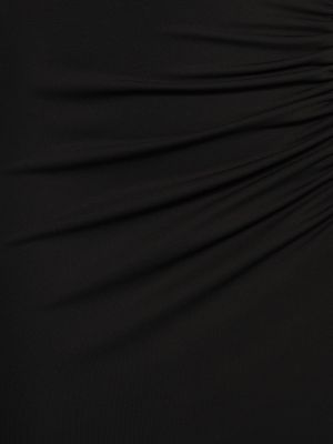 Rochie lunga din jerseu Alessandro Vigilante negru