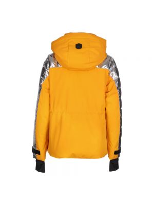 Chaqueta de esquí con capucha con bolsillos Mackage naranja