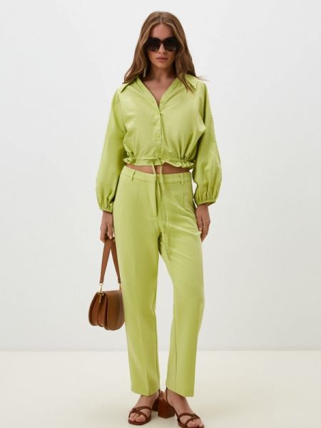 Классические брюки Zolla зеленые