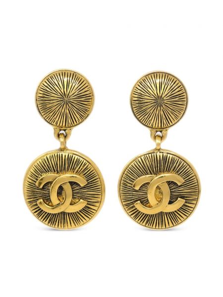 Boucles d'oreilles à boucle Chanel Pre-owned