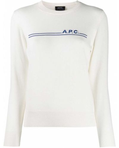 Jersey de tela jersey A.p.c. blanco