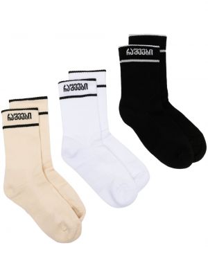 Socken mit print 0711 schwarz