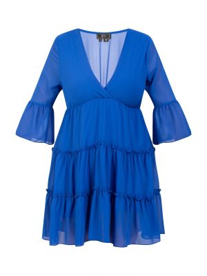 Mini šaty Faina modrá