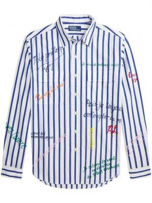 Gombolt pamut hímzett pólóing Polo Ralph Lauren