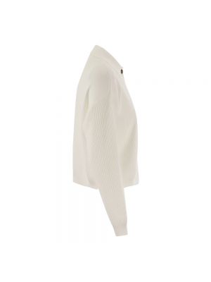 Top de algodón de tela jersey Brunello Cucinelli blanco