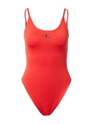 Ολόσωμο μαγιό Calvin Klein Swimwear κόκκινο