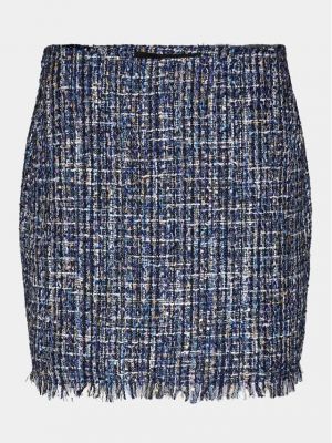 Slim fit mini sukně Vero Moda modré