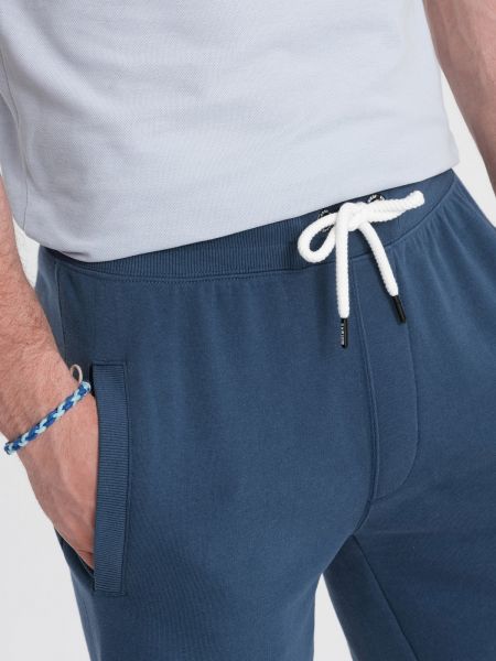 Kratke hlače od tkanine s džepovima Ombre plava