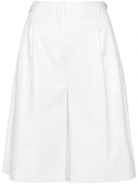 Плисирани шорти Simkhai бяло