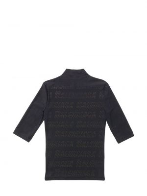 Hemd mit print Balenciaga schwarz