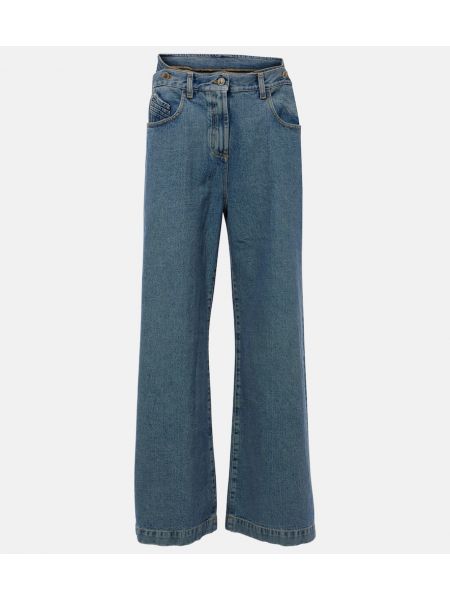 Lav midje jeans The Attico blå