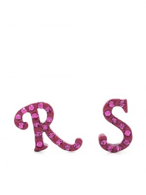 Σκουλαρίκια Raf Simons ροζ