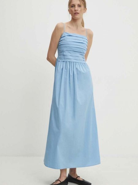 Sukienka długa Answear Lab niebieska