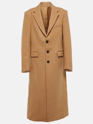 Cappotto di lana Wardrobe.nyc beige