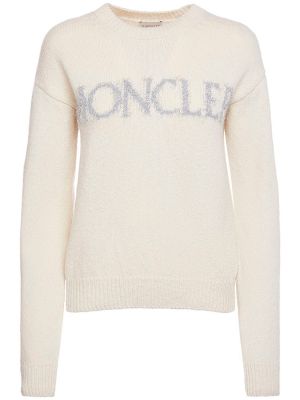 Suéter de lana Moncler blanco