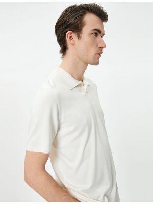Polo marškinėliai slim fit trumpomis rankovėmis Koton