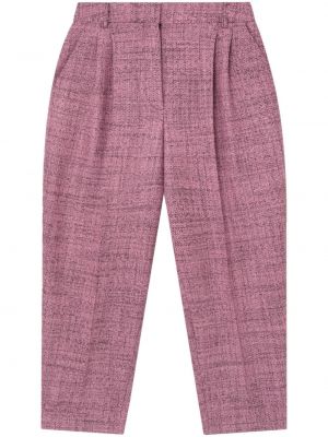 Pantaloni plissettati con motivo a stelle Stella Mccartney rosa