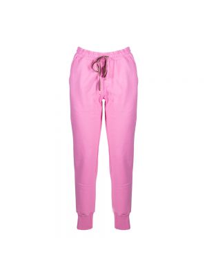 Spodnie sportowe w zebrę Ps By Paul Smith różowe