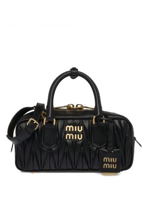 Δερμάτινη τσάντα shopper Miu Miu