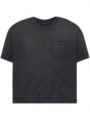 Памучна тениска Visvim черно