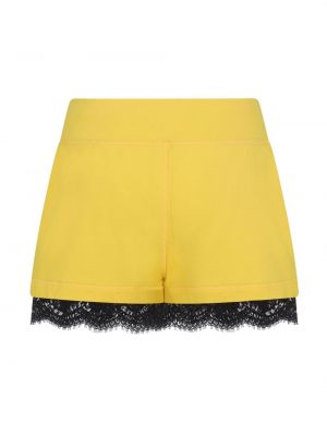 Shorts en coton Dsquared2 jaune