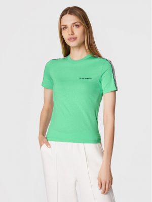 Marškinėliai slim fit Chiara Ferragni žalia