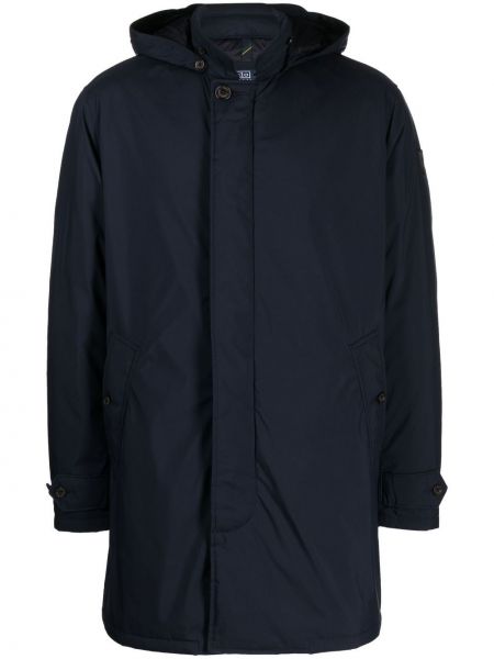 Fleece pehely kapucnis kabát Polo Ralph Lauren kék