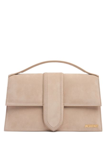 Læder top Jacquemus beige