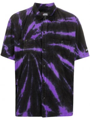 Camisa con estampado tie dye Neighborhood violeta