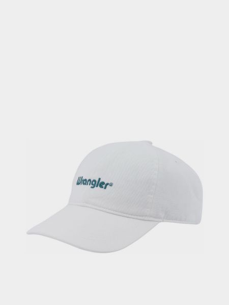 Бавовняна кепка Wrangler біла