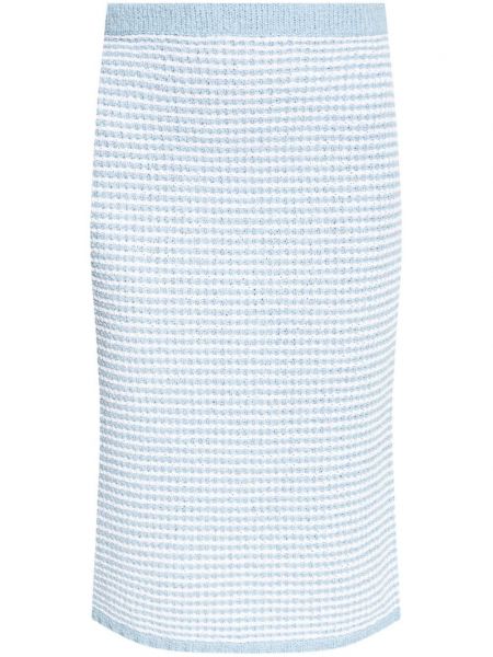 Stribet pencil skirt Tory Burch blå