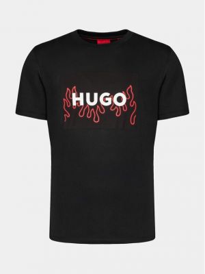 Marškinėliai Hugo juoda