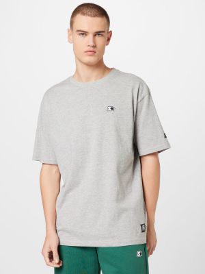 Polo majica oversized Starter Black Label siva