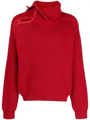 Pull en tricot Jacquemus rouge