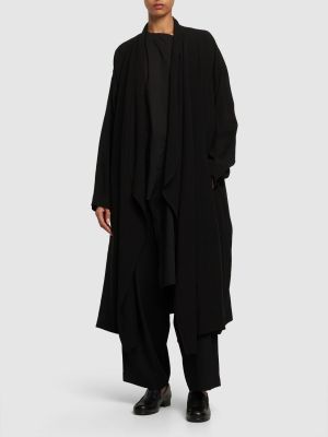 Manteau col châle Yohji Yamamoto noir