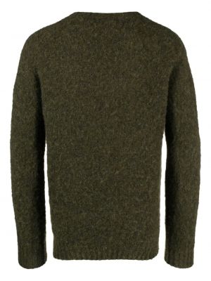 Woll pullover mit rundem ausschnitt Mackintosh grün