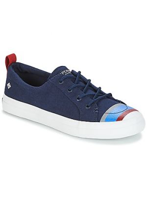 Sneakers a righe Sperry Top-sider blu