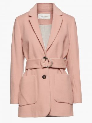 Американская шерстяная куртка винтажная American Vintage, розовый