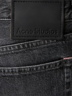 Βαμβακερά τζιν Acne Studios μαύρο