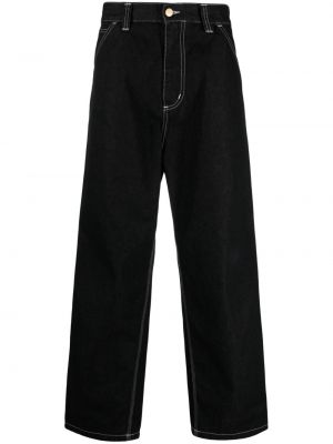 High waist bootcut jeans ausgestellt Carhartt Wip schwarz