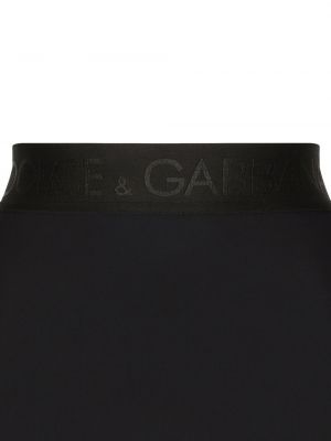 Slip a vita alta Dolce & Gabbana nero