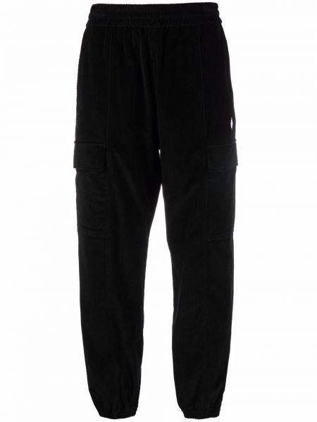 Pantalon de joggings en velours côtelé en velours Marcelo Burlon County Of Milan noir