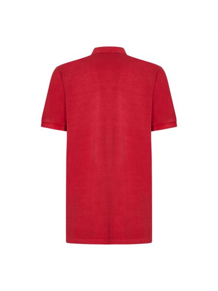Haftowana koszulka Ralph Lauren czerwona