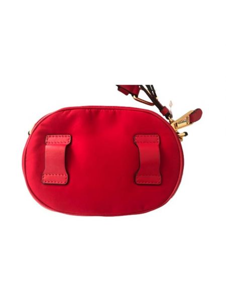 Cinturón con bordado Moschino rojo