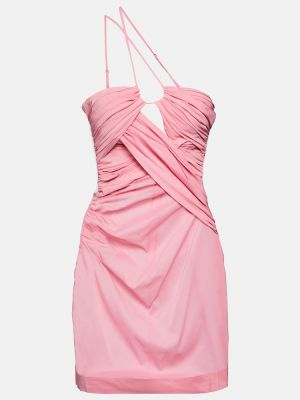 Drapované šaty Nensi Dojaka růžové