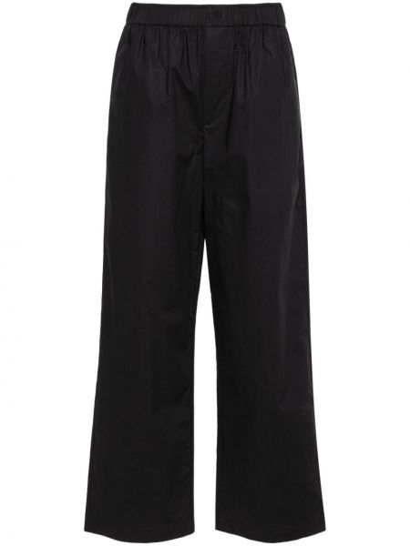 Pamut egyenes szárú nadrág By Malene Birger fekete