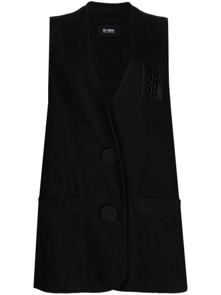 Overdimensjonert vest Raf Simons svart