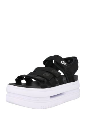 Nike Sportswear Sandale 'Icon Classic'  negru / alb