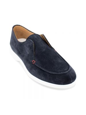 Loafers de cuero Kiton azul