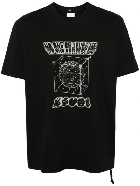 T-shirt en coton Ksubi noir